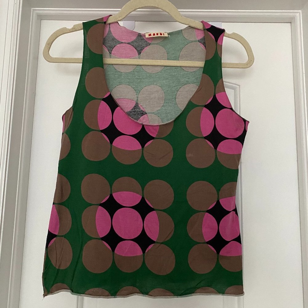MARNI cotton tank top
